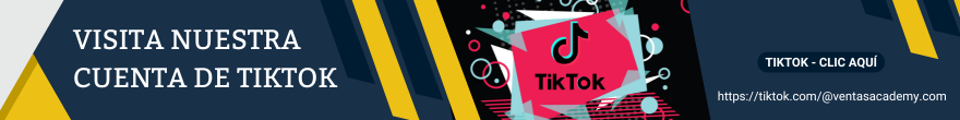 Síguenos en TikTok | Ventas Academy